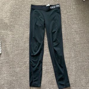 girls nike black leggings